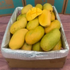 Fresh Mingolo Mango fruit box with vibrant and juicy mangoes